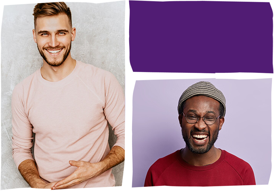 Community npanel photo of men